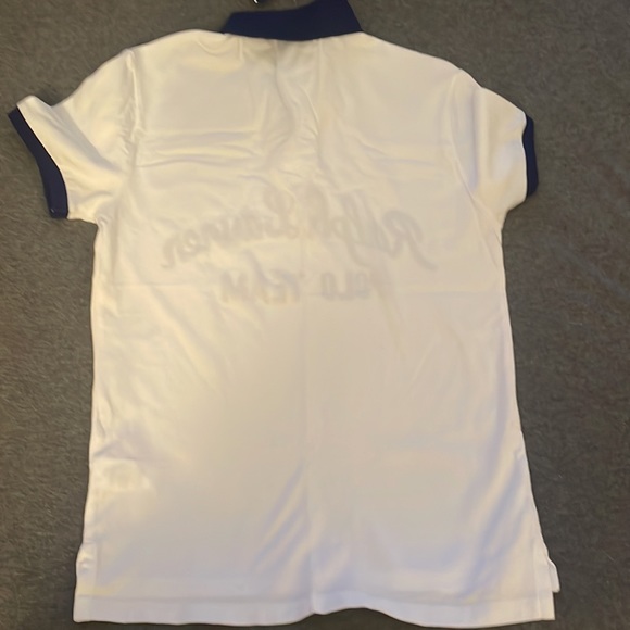 Mens white Polo shirt, (New) - Picture 3 of 3